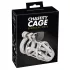 You2Toys Chastity Cage - fém péniszketrec lakattal, férfi erényöv