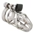 You2Toys Chastity Cage - fém péniszketrec lakattal, férfi erényöv
