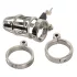 You2Toys Chastity Cage - fém péniszketrec lakattal, férfi erényöv