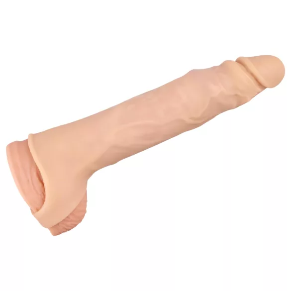 Realistixxx - heregyűrűs péniszköpeny - 16cm (natúr)