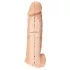 Realistixxx - heregyűrűs péniszköpeny - 16cm (natúr)