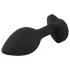You2Toys Anal Plug - fehér köves anál plug (fekete)