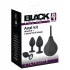 Black Velvets - anál plug szett (4 részes, fekete)