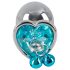 You2Toys - Butt Plug Set - anál plug szett + póráz (ezüst)