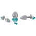 You2Toys - Butt Plug Set - anál plug szett + póráz (ezüst)