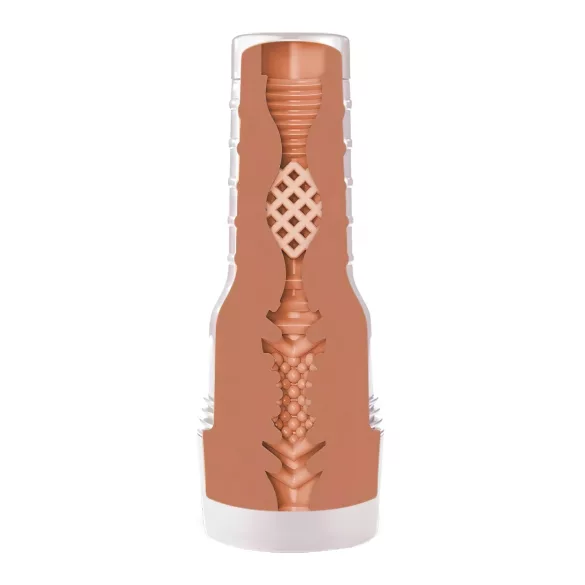 Fleshlight Autumn Falls Cream - élethű vagina maszturbátor (testszínű)