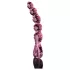 Icicles No. 43 - gyöngyös, szíves üveg dildó (pink)