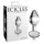 Icicles No. 44 - kúpos, üveg anál plug (átlátszó)