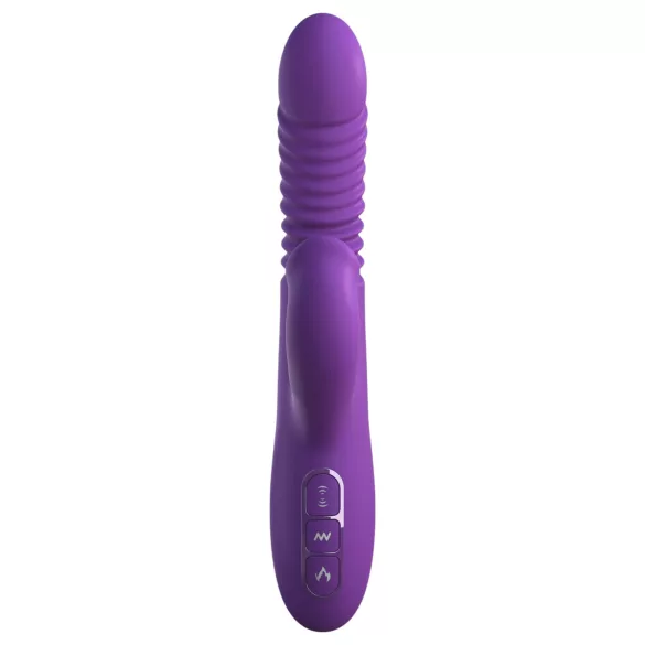Fantasy For Her - 3in1 lökő vibrátor melegítő funkcióval (lila)