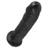 King Cock 9 - tapadótalpas dildó (fekete)