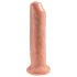 King Cock 7 - élethű dildó (18cm) - natúr