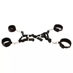  Fetish Fantasy - ágyhoz rögzíthető bondage kötöző szett (fekete)
