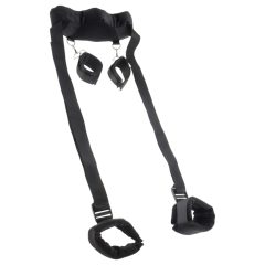 Fetish Position Master - kötözőszett bilinccsel (fekete)