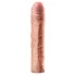 X-TENSION Perfect 3 - élethű péniszköpeny (22,8cm) - natúr