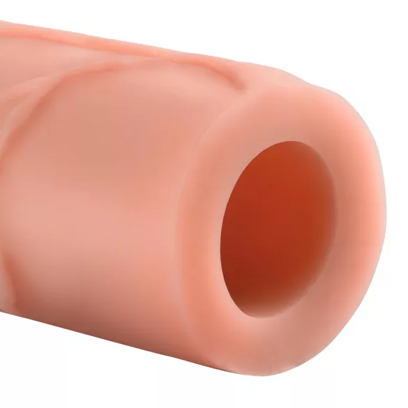 Pipedream - X-TENSION Mega 1 - élethű péniszköpeny (17,7 cm, testszínű)
