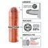 Pipedream - X-TENSION Mega 1 - élethű péniszköpeny (17,7 cm, testszínű)