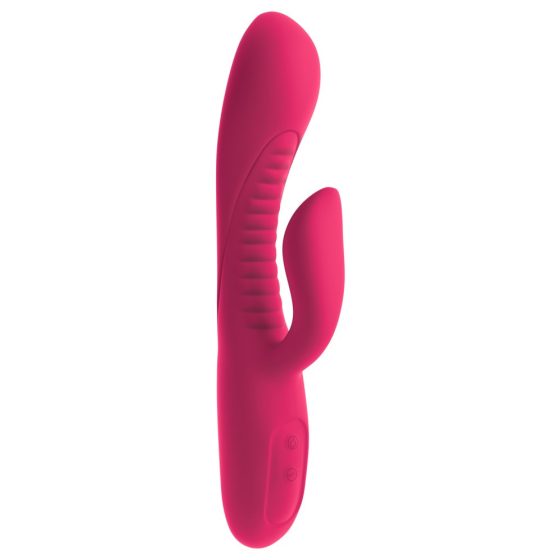 Ultimate Rabbits No.2 - akkus, csiklókaros G-pont vibrátor (pink)