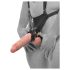 King Cock Strap-on 10 - üreges felcsatolható dildó 25cm