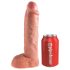 King Cock Strap-on 10 - üreges felcsatolható dildó 25cm