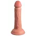 King Cock Elite 6 - tapadókorongos, élethű dildó (15cm) - natúr