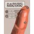 King Cock Elite 6 - tapadókorongos, élethű dildó (15cm) - sötét