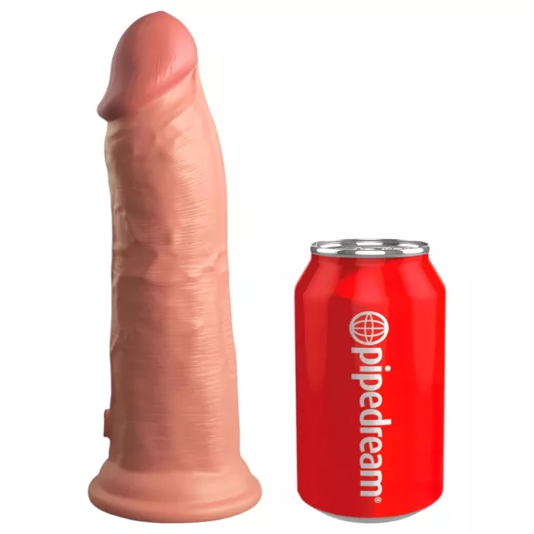 King Cock Elite 8 - tapadókorongos, élethű dildó (20cm) - natúr