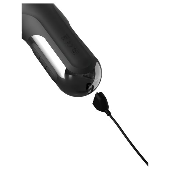 Fetish - 3 motoros lökő vibrátor (fekete)