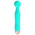 Cuties Mini Wand - akkus, vízálló, masszírozó vibrátor (zöld)
