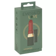 Emerald Love - akkus, vízálló rúzs vibrátor (piros)