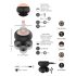 You2Toys CUPA Mini - melegítő masszírozó vibrátor (fekete)