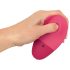 SMILE Thumping Touch - akkus, pulzáló csikló vibrátor (pink)