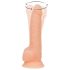 Naked Addiction Rotating 8 - forgó vibrátor (20cm) - natúr