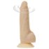 Naked Addiction Rotating 7 - forgófejes vibrátor (18cm) - natúr