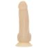 Naked Addiction Rotating 7 - forgófejes vibrátor (18cm) - natúr