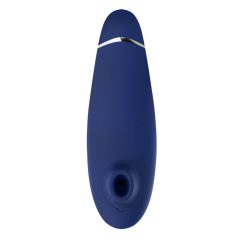   Womanizer Premium 2 - akkus, léghullámos csiklóizgató (kék)