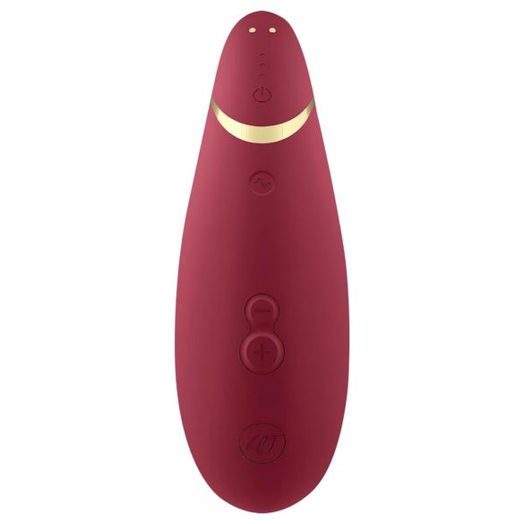 Womanizer Premium 2 - léghullámos csiklóizgató (piros)