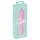 Cuties Mini 3 - akkus, vízálló, bordázott vibrátor (pink)