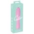 Cuties Mini 3 - akkus, vízálló, bordázott vibrátor (pink)