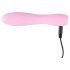 Cuties Mini 3 - akkus, vízálló, bordázott vibrátor (pink)