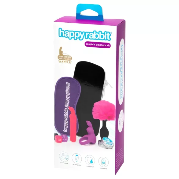 Happyrabbit Couples - akkus vibrátor szett (7 részes)