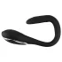 Penis Plug Dilator - akkus, vibrációs dilátor (1 cm, fekete)