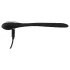 Penis Plug Dilator - akkus, vibrációs dilátor (1 cm, fekete)