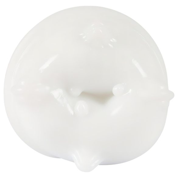 STROKER - akkus, szívó-rezgő maszturbátor (fehér)