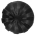 ANOS - bordázott puha anál plug, butt plug - 7 cm (fekete)