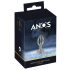 ANOS Metal (2,8cm) - kalitkás acél anál plug (ezüst)