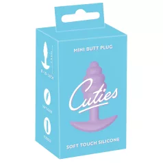 Cuties Mini Butt Plug - szilikon anál plug - lila (2,8cm)
