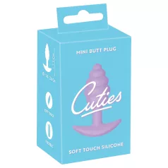 Cuties Mini Butt Plug - szilikon anál plug (lila)