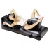 Louisiana Lounger - szexgép beépített vibrátorral (fekete)