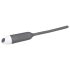 You2Toys - DILATOR - szilikon húgycső vibrátor - szürke (6mm)
