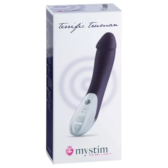 mystim Terrific Truman - 2 motoros vibrátor (kék)